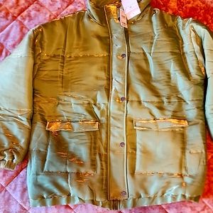 Ladies Irredesent Green jacket